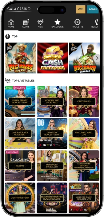Gala Casino App